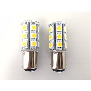 led bulb white ba15d type 1, 2-pk