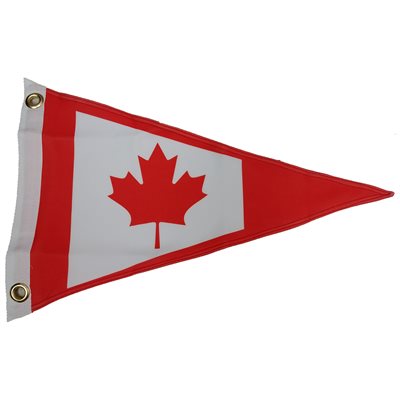 CANADA FLAG PENNANT - 12" x 19.5" x 19.5''