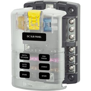 FUSE BLOCK WITH 6 CIRCUITS