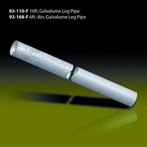galvalume™ leg pipe 10'
