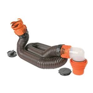 rhinoflex 15' sewer hose kit w / 4n1,elbow, caps