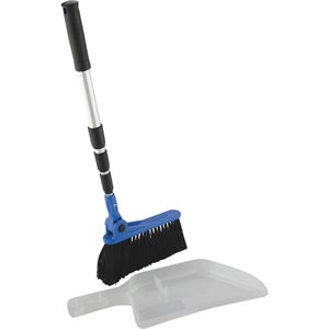 rv broom and dustpan, bilingual