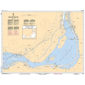 MAP CABOT STRAIT / ANTICOSTI ISLAND
