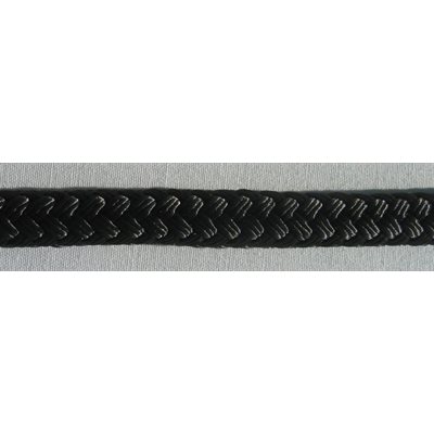 double braided polyster rope 3 / 16" black