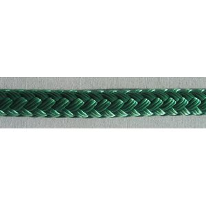 double braided polyster rope 3 / 8" green 