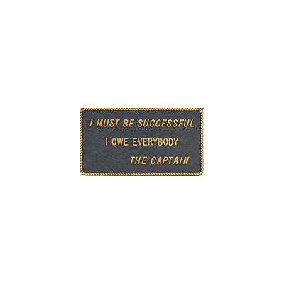 PLAQUE "I MUST BE SUCCESSFUL"
