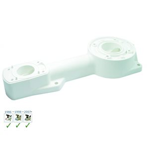 replacement base for jabsco manual toilets