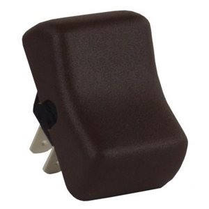 SINGLE REPLACEMENT ON / OFF ROCKER SWITCH - BROWN