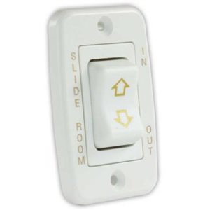 SINGLE SLIDE-OUT SWITCH - WHITE