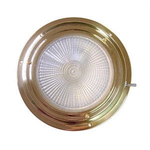 Dome Light,5" Titan. brass xenon